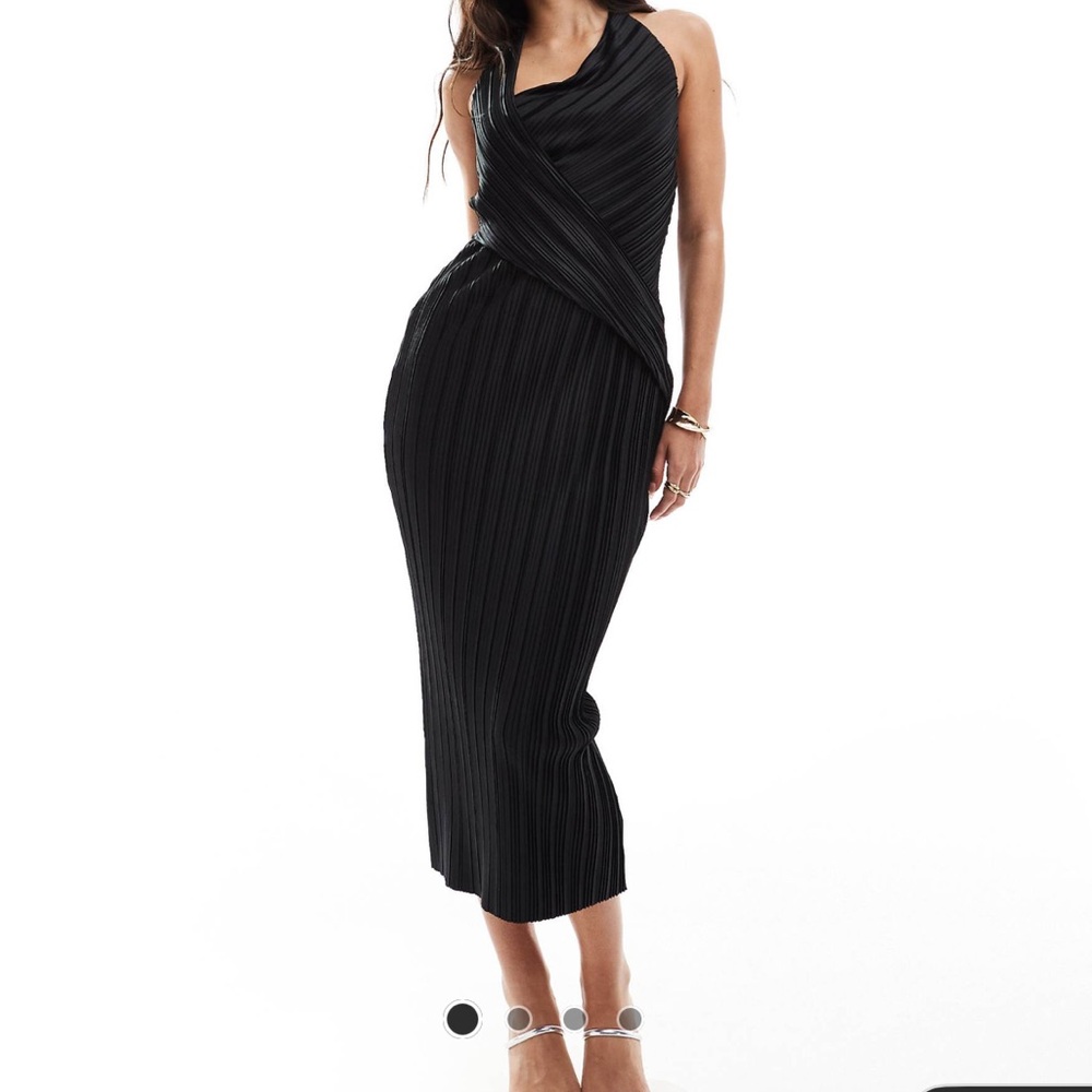 ASOS Black Strapless Dress